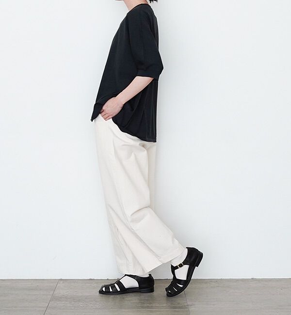 オローネ「グレースノートハーフニット」|ニット・セーター|