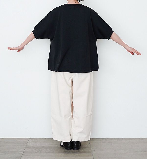 オローネ「グレースノートハーフニット」|ニット・セーター|