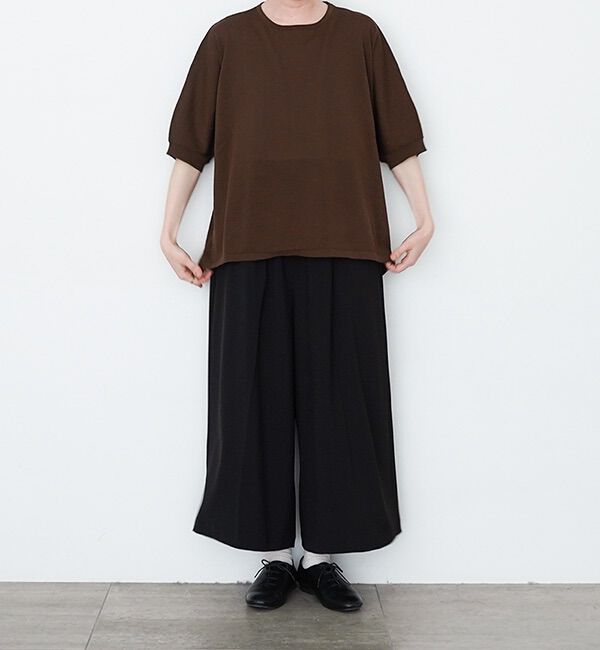 オローネ「グレースノートハーフニット」|ニット・セーター|