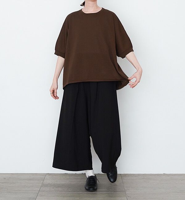 オローネ「グレースノートハーフニット」|ニット・セーター|