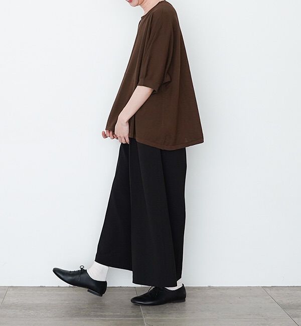 オローネ「グレースノートハーフニット」|ニット・セーター|