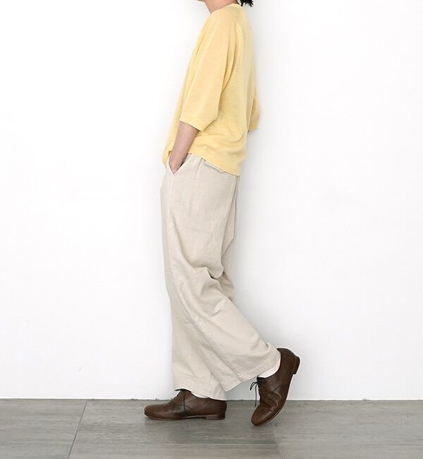 休日と詩「小さなポケットのニット&ldquo;5分袖&rdquo;」|ニット・セーター|