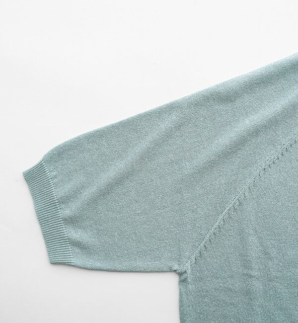 休日と詩「小さなポケットのニット&ldquo;5分袖&rdquo;」|ニット・セーター|