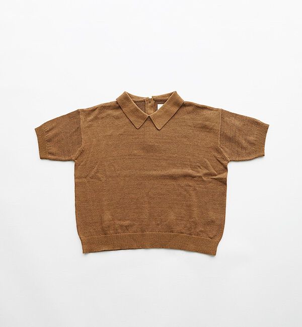 休日と詩「休日のやさしい襟のニット&ldquo;5分袖&rdquo;」|ニット・セーター|