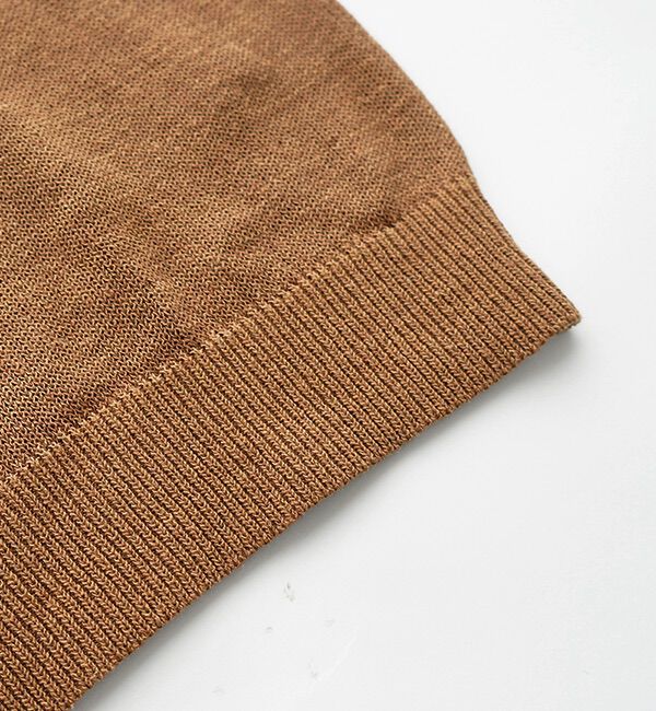 休日と詩「休日のやさしい襟のニット&ldquo;5分袖&rdquo;」|ニット・セーター|