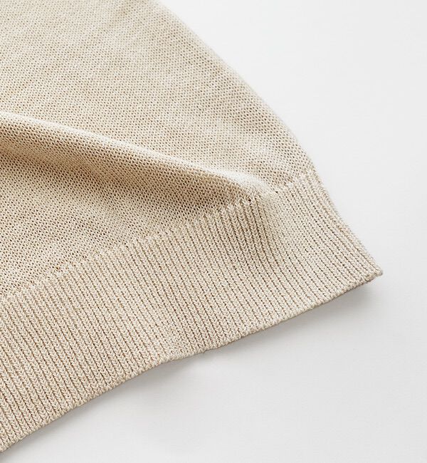 休日と詩「休日のやさしい襟のニット&ldquo;5分袖&rdquo;」|ニット・セーター|