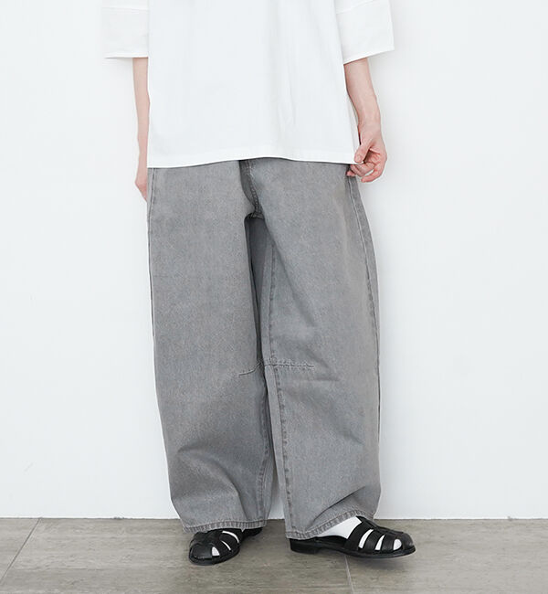 休日と詩「休日のデニム105」|デニム|グレー