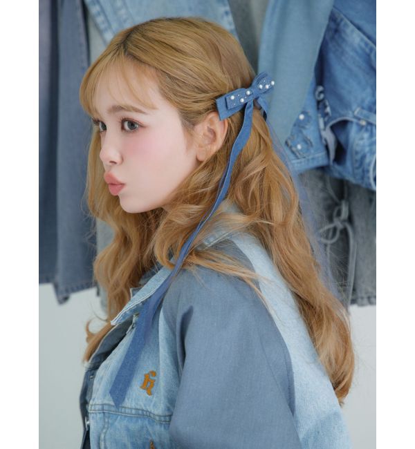 CALNAMUR「DOKING OVER DENIM BLOUSON/ドッキングオーバーデニムブルゾン」|ブルゾン・スタジャン|