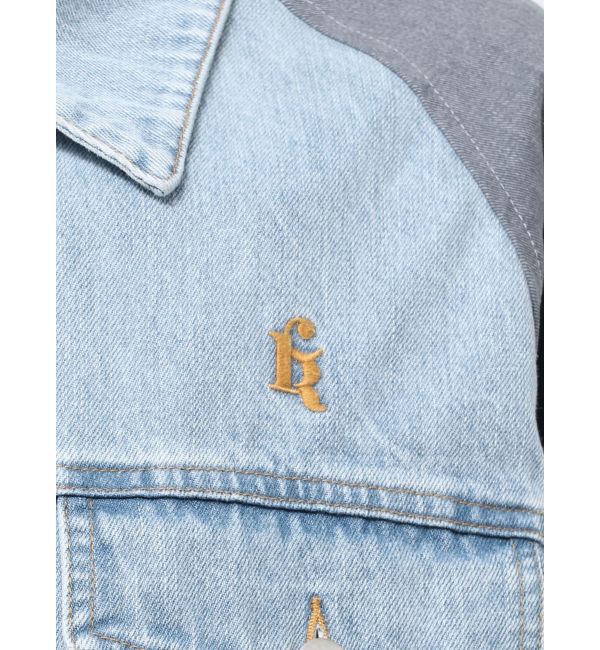 CALNAMUR「DOKING OVER DENIM BLOUSON/ドッキングオーバーデニムブルゾン」|ブルゾン・スタジャン|