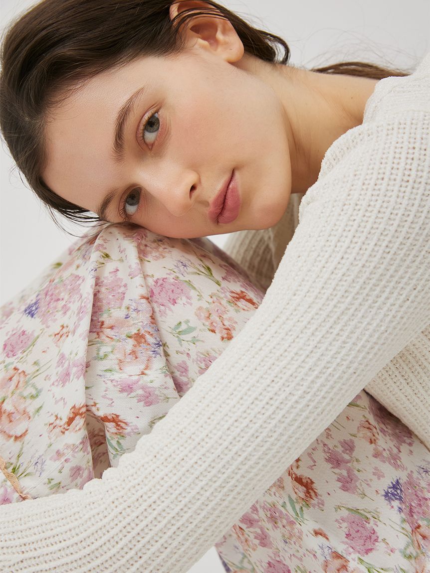 SNIDEL HOME「クロシェカーディガン」|ルームウェア|