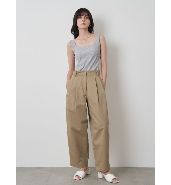 ELENDEEK「SQUARE NECK PAD TANK」|タンクトップ|