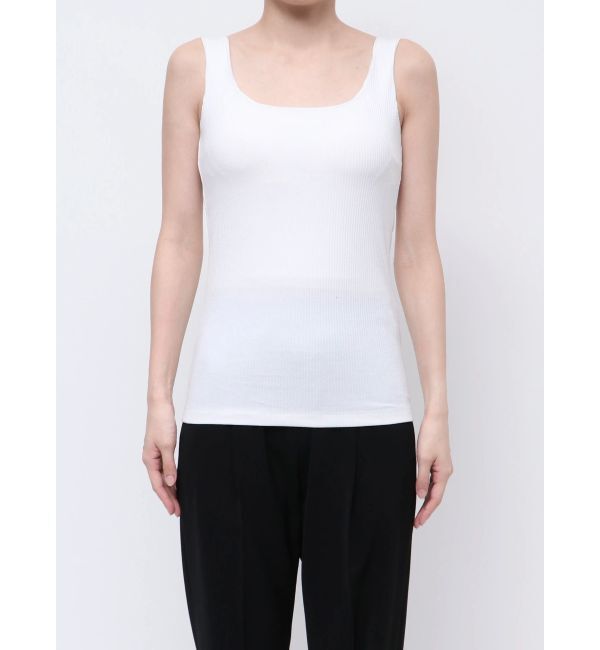 ELENDEEK「SQUARE NECK PAD TANK」|タンクトップ|