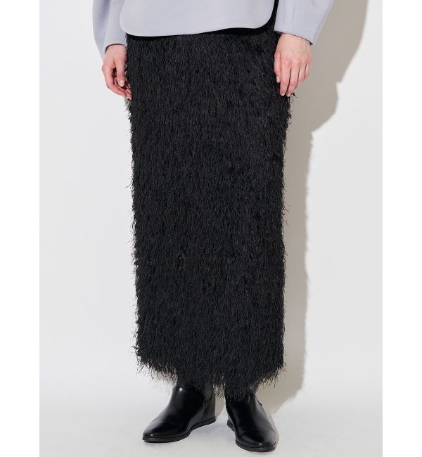 ELENDEEK「FEATHER YARN STRAIGHT SK」|スカート|
