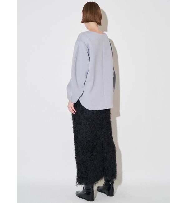ELENDEEK「FEATHER YARN STRAIGHT SK」|スカート|
