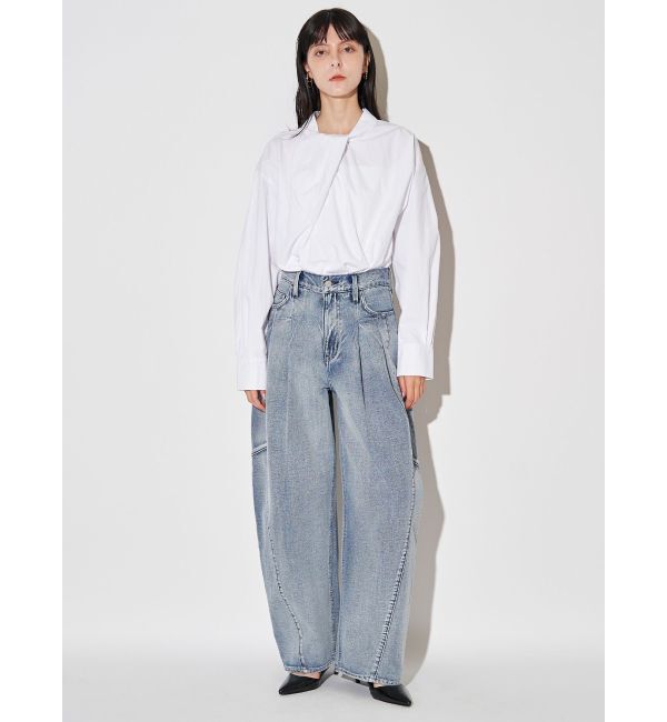 ELENDEEK「TWIST GATHER BL」|シャツ・ブラウス|