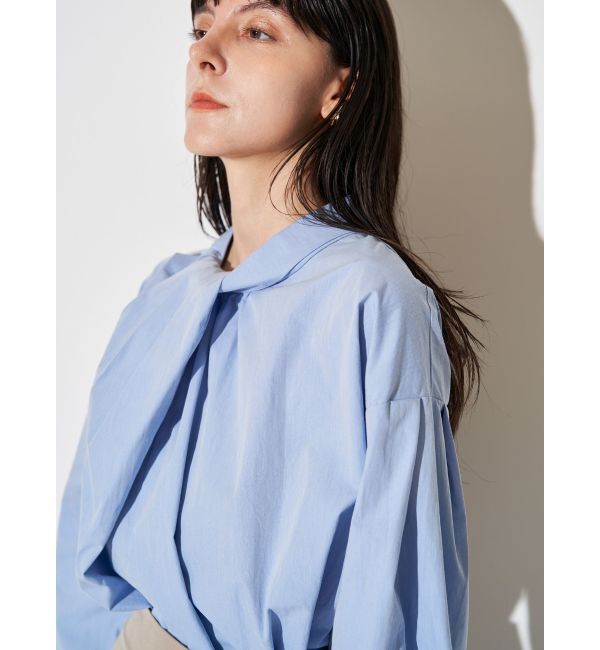 ELENDEEK「TWIST GATHER BL」|シャツ・ブラウス|