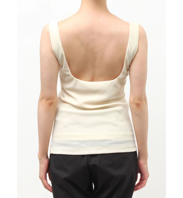 ELENDEEK「FROCKY TULLE PAD TANK」|タンクトップ|
