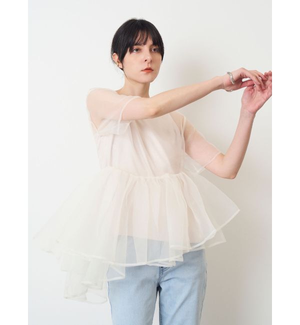 ELENDEEK「【yuumi&times;ELENDEEK】CAMI SET ASYMMETRY BL」|シャツ・ブラウス|