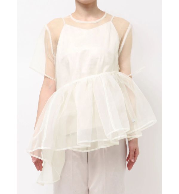 ELENDEEK「【yuumi&times;ELENDEEK】CAMI SET ASYMMETRY BL」|シャツ・ブラウス|