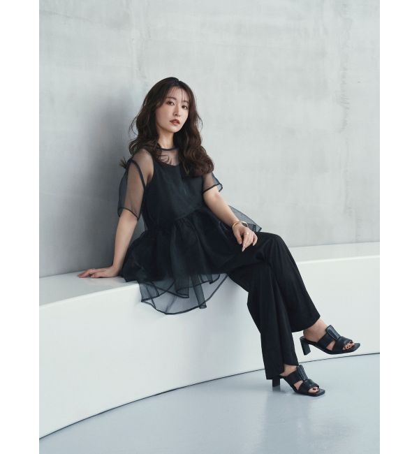 ELENDEEK「【yuumi&times;ELENDEEK】TUCK WIDE FLARE PT」|その他|