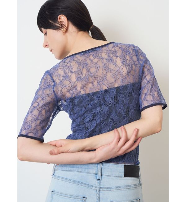 ELENDEEK「【yuumi&times;ELENDEEK】LACE TRIM CS」|Tシャツ・カットソー|