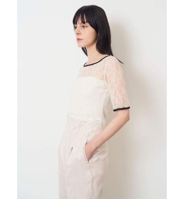 ELENDEEK「【yuumi&times;ELENDEEK】LACE TRIM CS」|Tシャツ・カットソー|