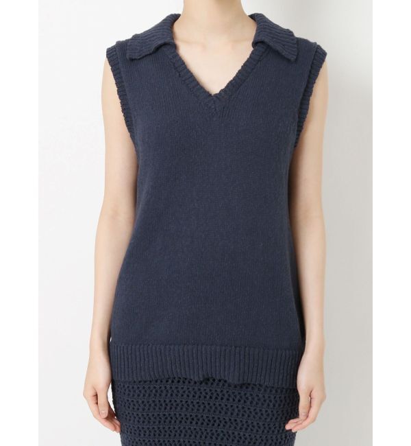 RESEXXY「ロングポロニット【セットアップ着用可能】」|ニット・セーター|