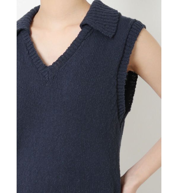 RESEXXY「ロングポロニット【セットアップ着用可能】」|ニット・セーター|