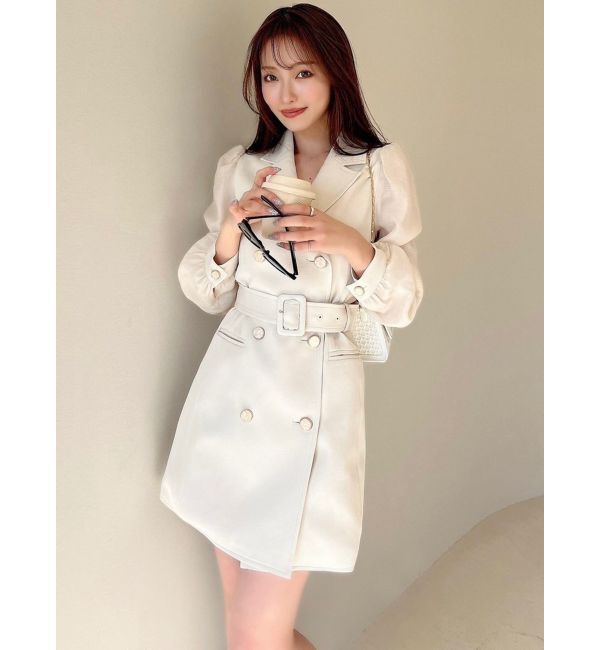 RESEXXY「スリーブシアージャケットワンピース」|ワンピース|