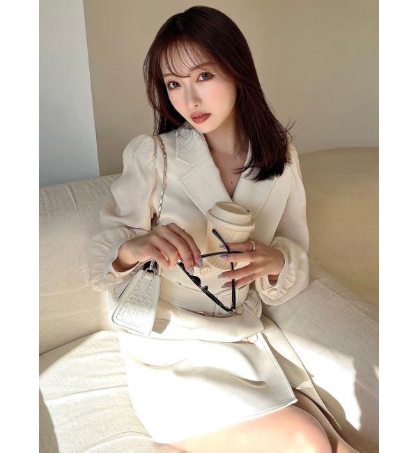 RESEXXY「スリーブシアージャケットワンピース」|ワンピース|