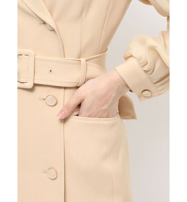 RESEXXY「スリーブシアージャケットワンピース」|ワンピース|