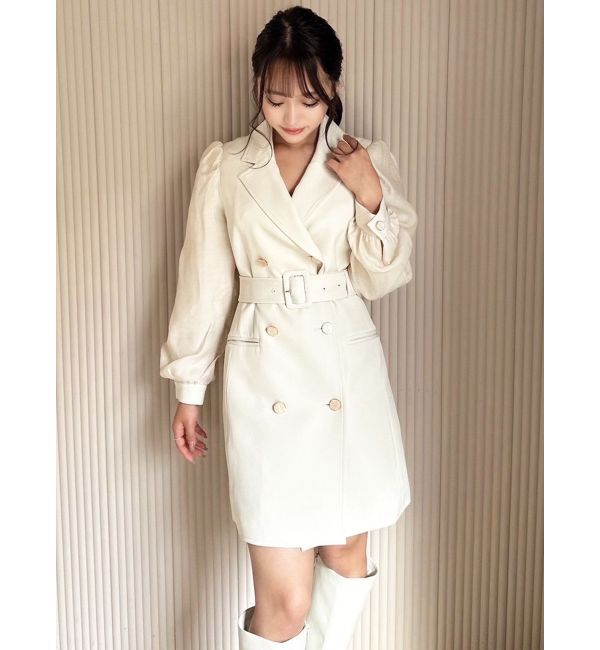 RESEXXY「スリーブシアージャケットワンピース」|ワンピース|