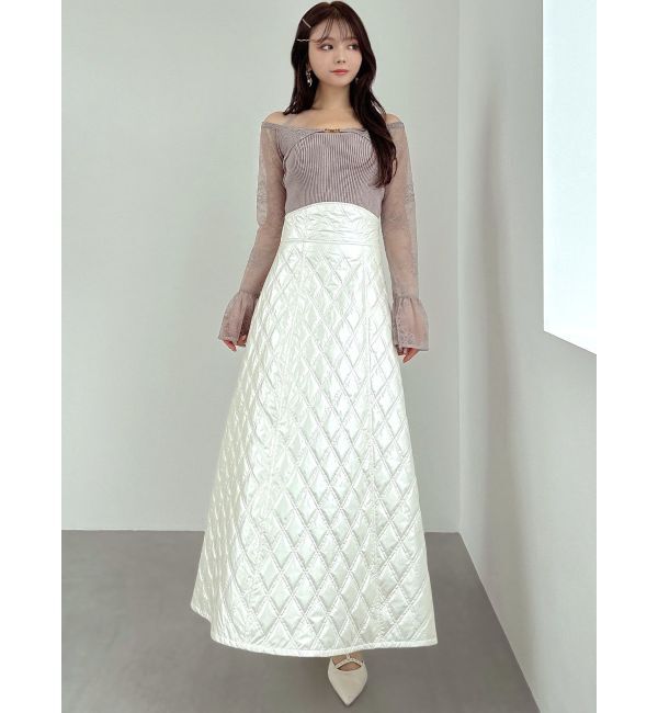 RESEXXY「キルティングフレアスカート」|スカート|