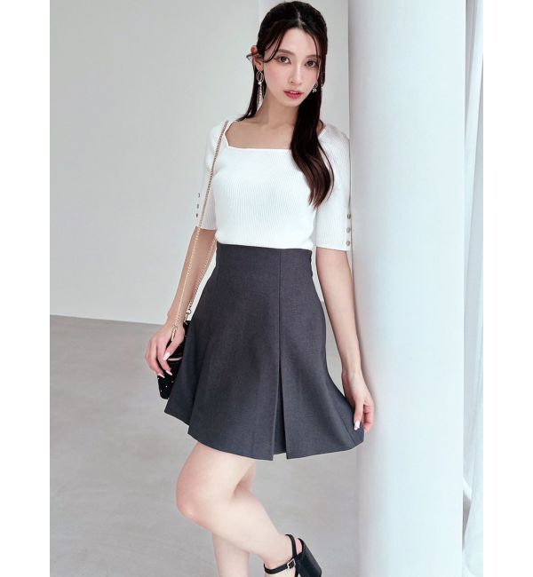 RESEXXY「シンプルスリーブニットトップス【ネイビーWEB限定カラー】」|ニット・セーター|