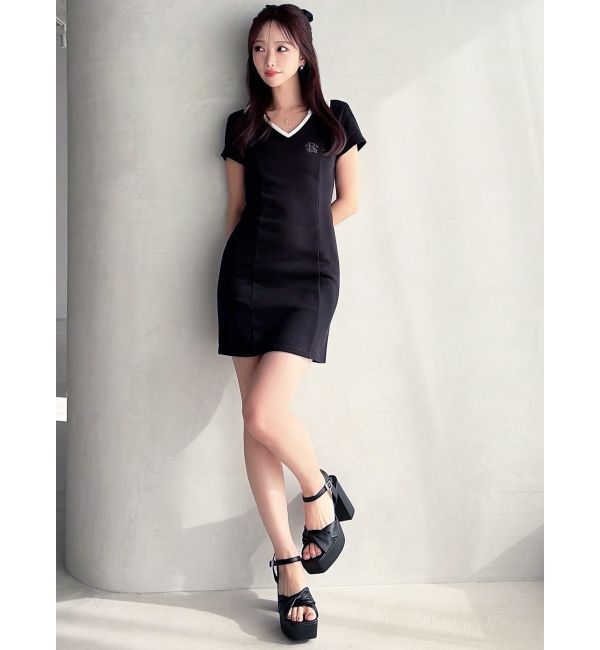 RESEXXY「バックオープンポロワンピース」|ワンピース|