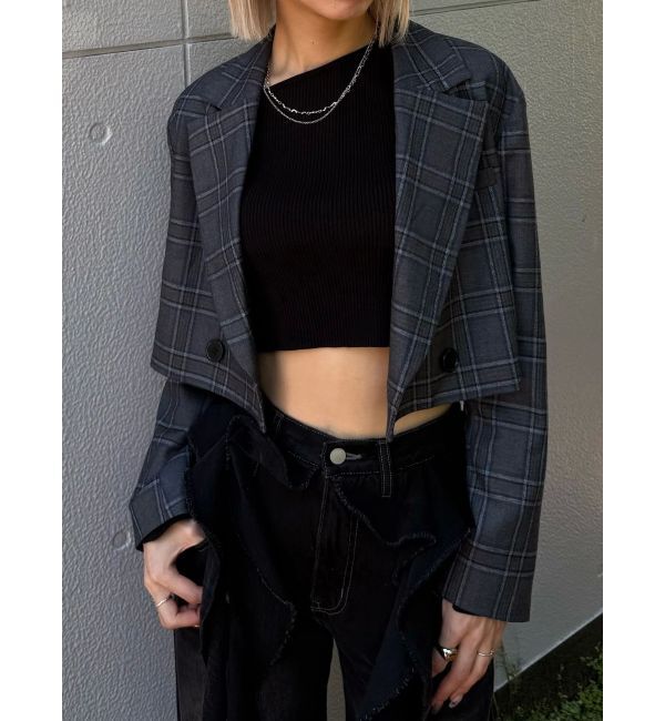 EMODA「テーラードショートジャケット」|テーラードジャケット|