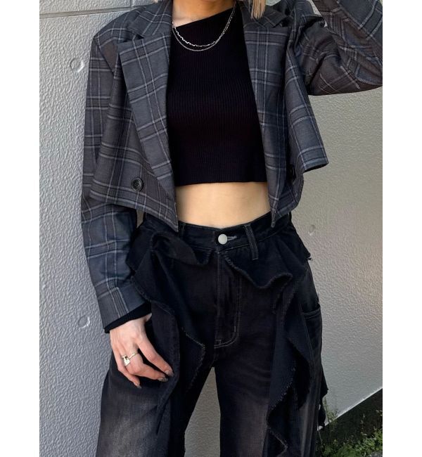 EMODA「テーラードショートジャケット」|テーラードジャケット|