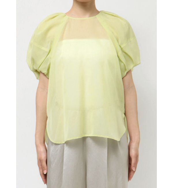MERCURYDUO「【OUNNOUN】バルーンスリーブシアーブラウス」|シャツ・ブラウス|