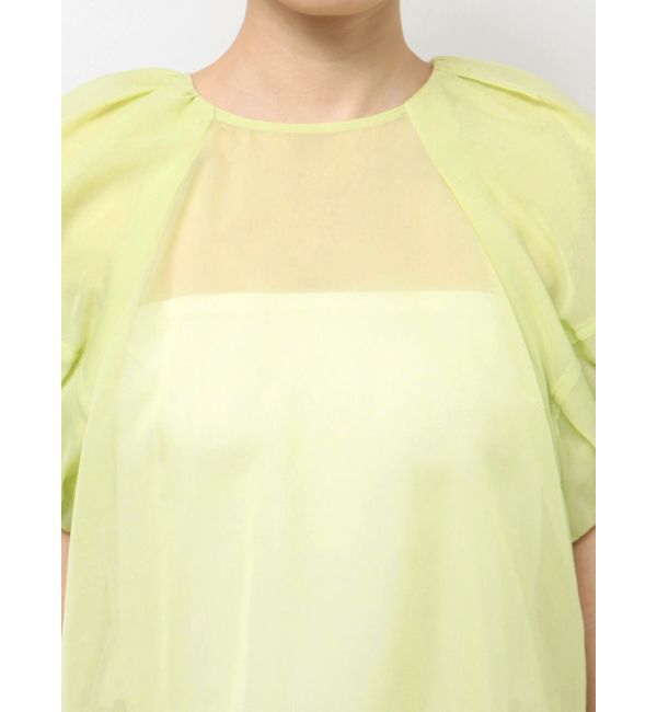 MERCURYDUO「【OUNNOUN】バルーンスリーブシアーブラウス」|シャツ・ブラウス|