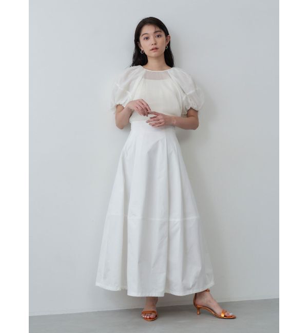 MERCURYDUO「【OUNNOUN】バルーンスリーブシアーブラウス」|シャツ・ブラウス|