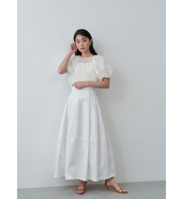 MERCURYDUO「【OUNNOUN】バルーンスリーブシアーブラウス」|シャツ・ブラウス|