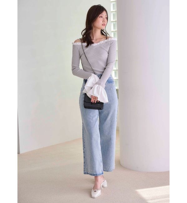 MERCURYDUO「パールデニムパンツ」|その他|