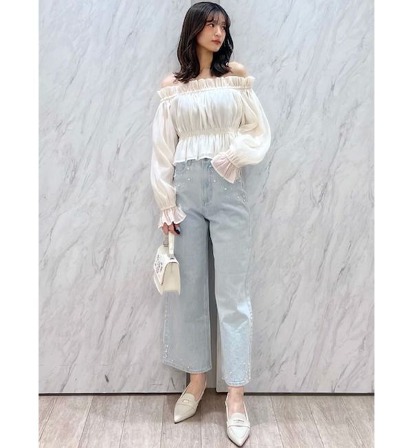 MERCURYDUO「パールデニムパンツ」|その他|