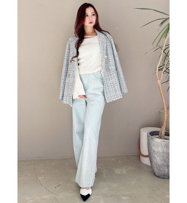 MERCURYDUO「パールデニムパンツ」|その他|
