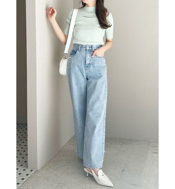 MERCURYDUO「パールデニムパンツ」|その他|