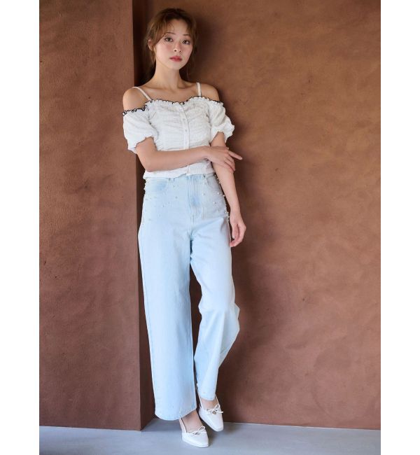 MERCURYDUO「パールデニムパンツ」|その他|