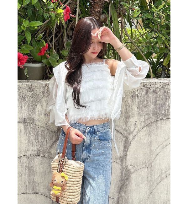 MERCURYDUO「パールデニムパンツ」|その他|