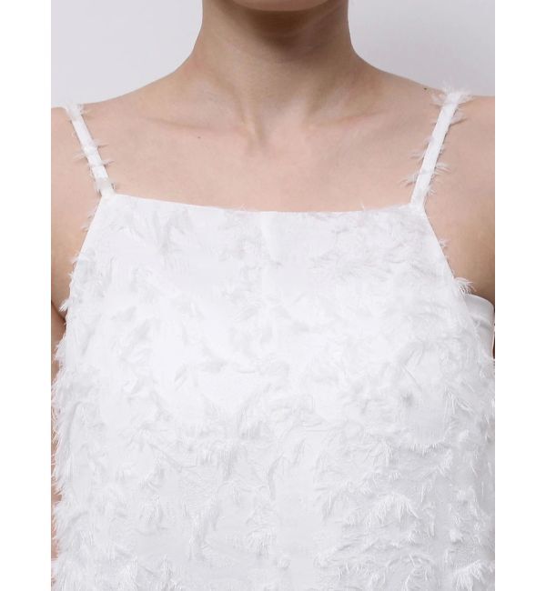 MERCURYDUO「【OUNNOUN】カットジャガードキャミワンピース」|ワンピース|