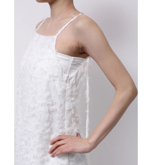 MERCURYDUO「【OUNNOUN】カットジャガードキャミワンピース」|ワンピース|