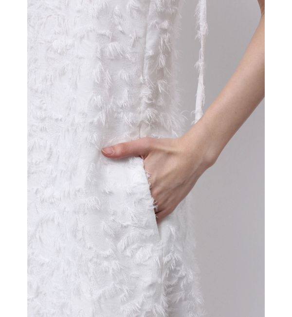 MERCURYDUO「【OUNNOUN】カットジャガードキャミワンピース」|ワンピース|